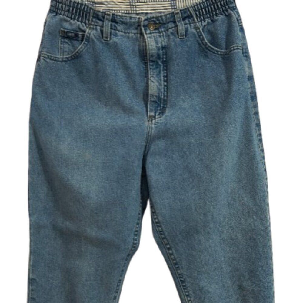 Lee Original 90s High-Waist Mom Jean Size 12 P  Light Wash 100% Cotton